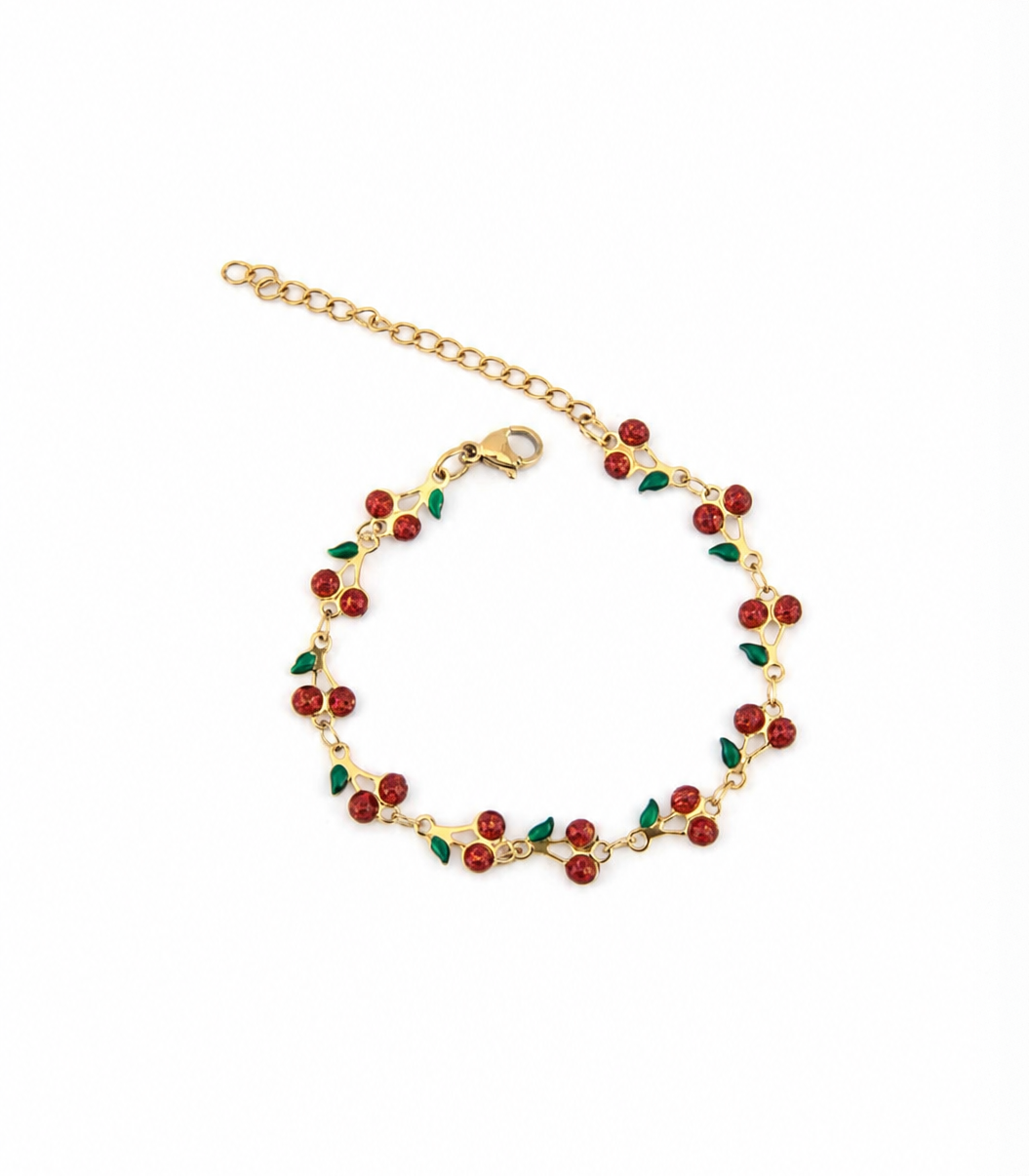 Ceriselle berry bracelet