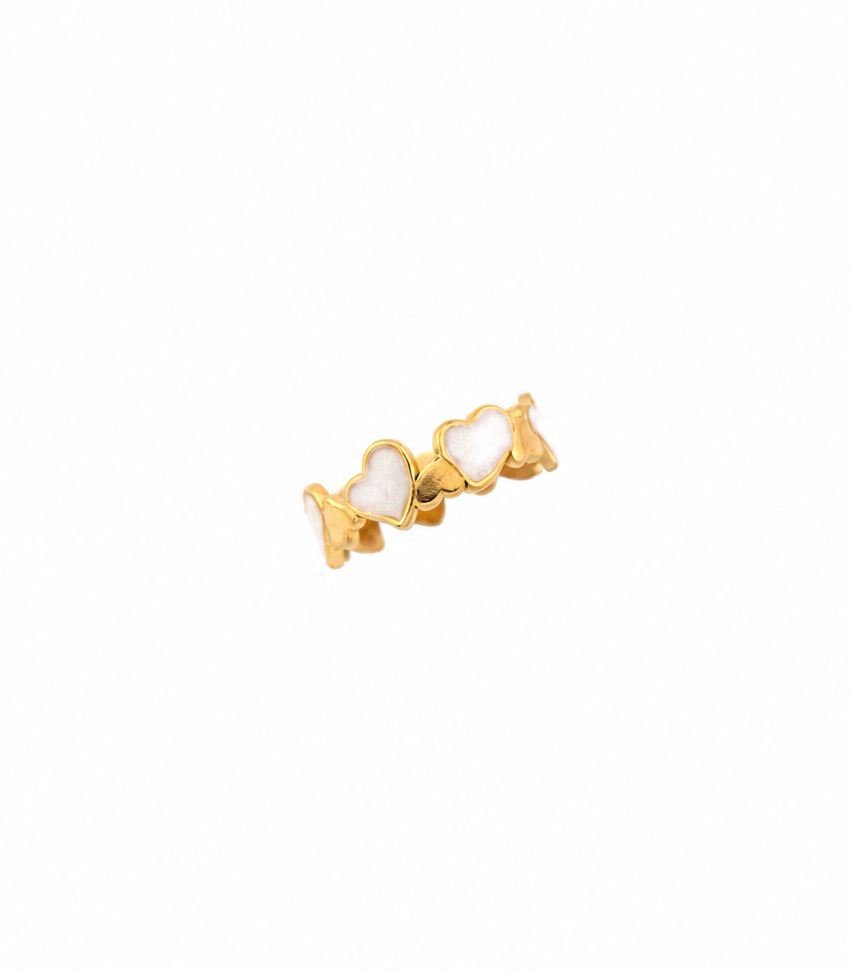 Amorette heart ring