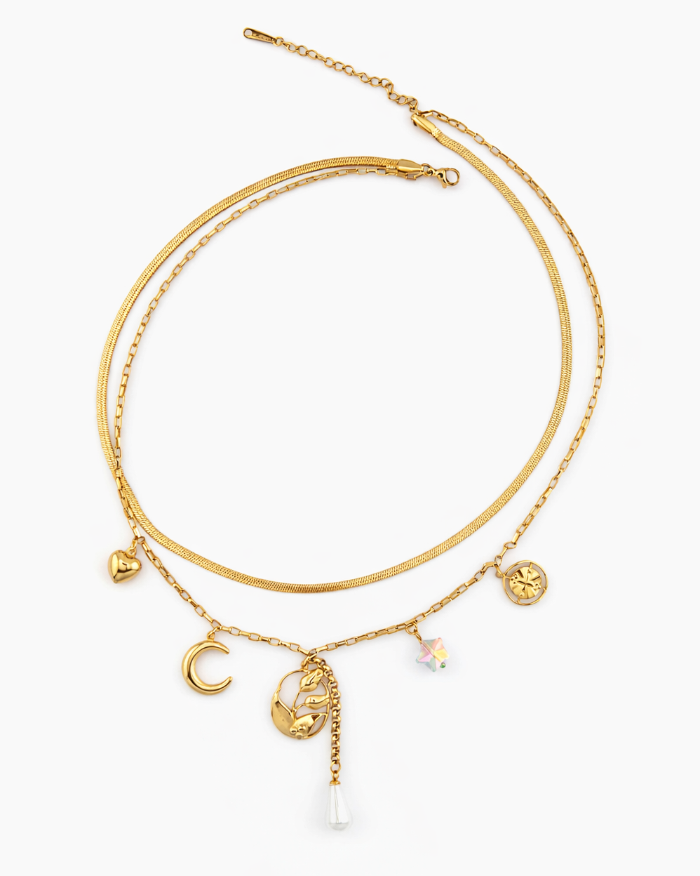Amora celestial charm necklace