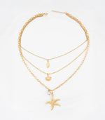 Load image into Gallery viewer, Nerina Ocean Charm Layered Necklace