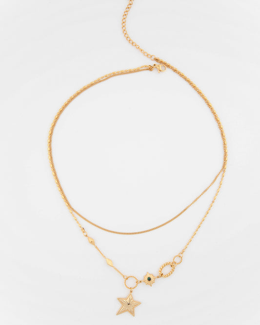 Elara Star Charm Necklace