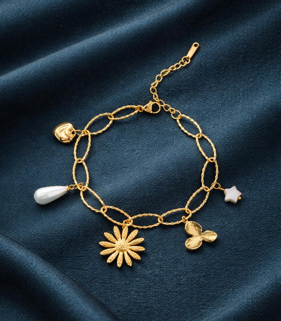 Nerina charm bracelet