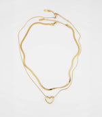 Load image into Gallery viewer, Saria Heart Layer Necklace
