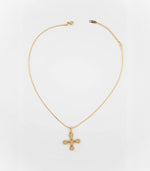 Load image into Gallery viewer, Serapha Floral Cross Necklace
