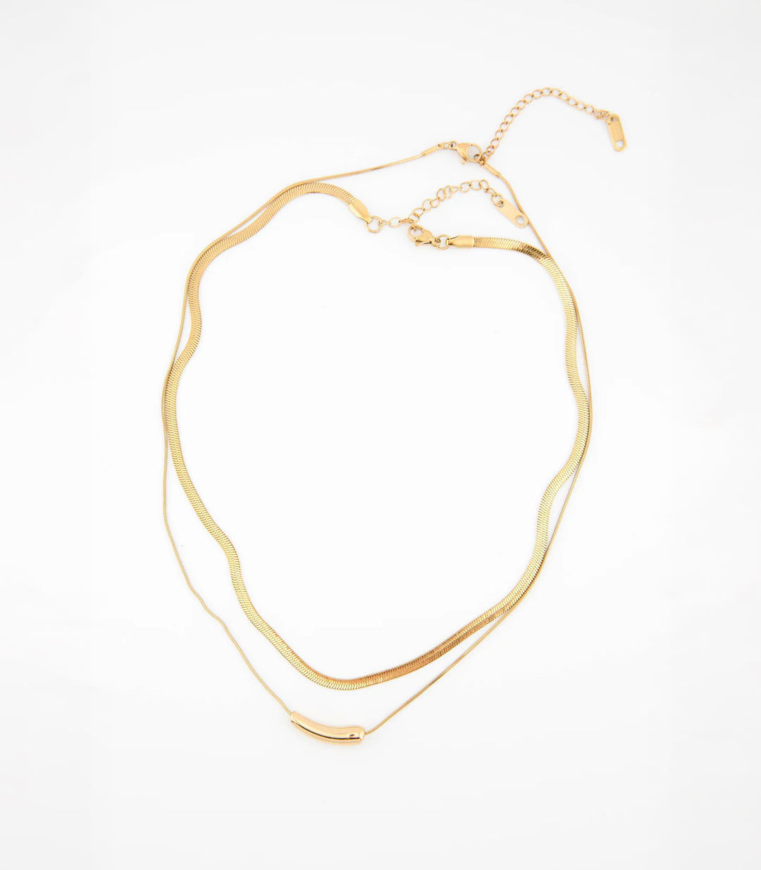 Vela Layered Bar Necklace
